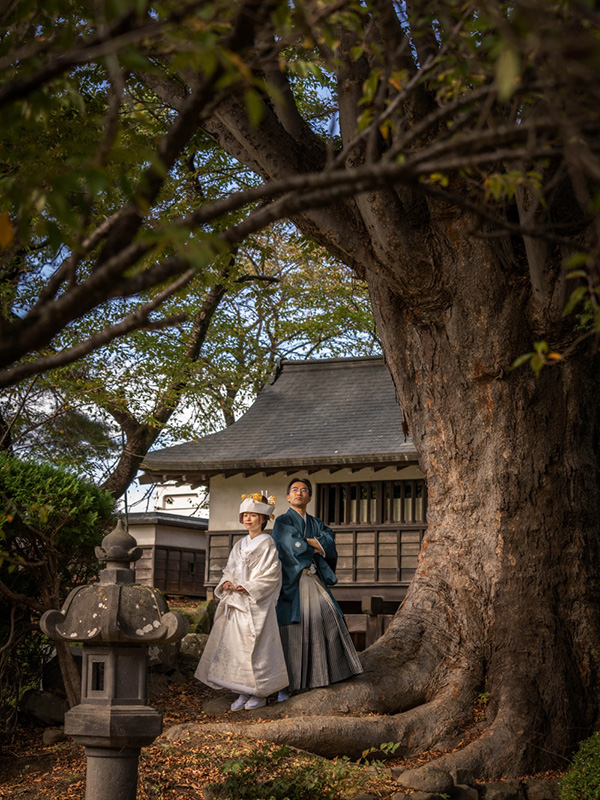 照光寺でフォトウェディング