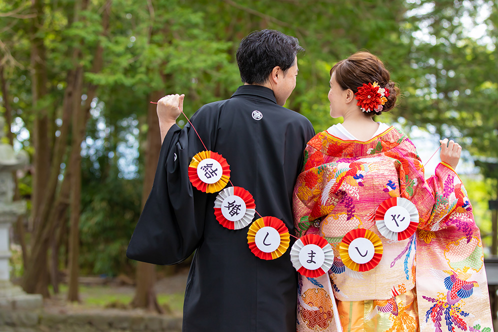 新郎新婦 挙式前撮り