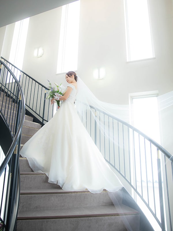 茅野市フォトスタジオ撮影 ドレスで前撮り