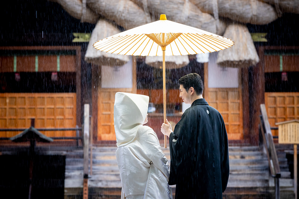 諏訪大社で前撮り