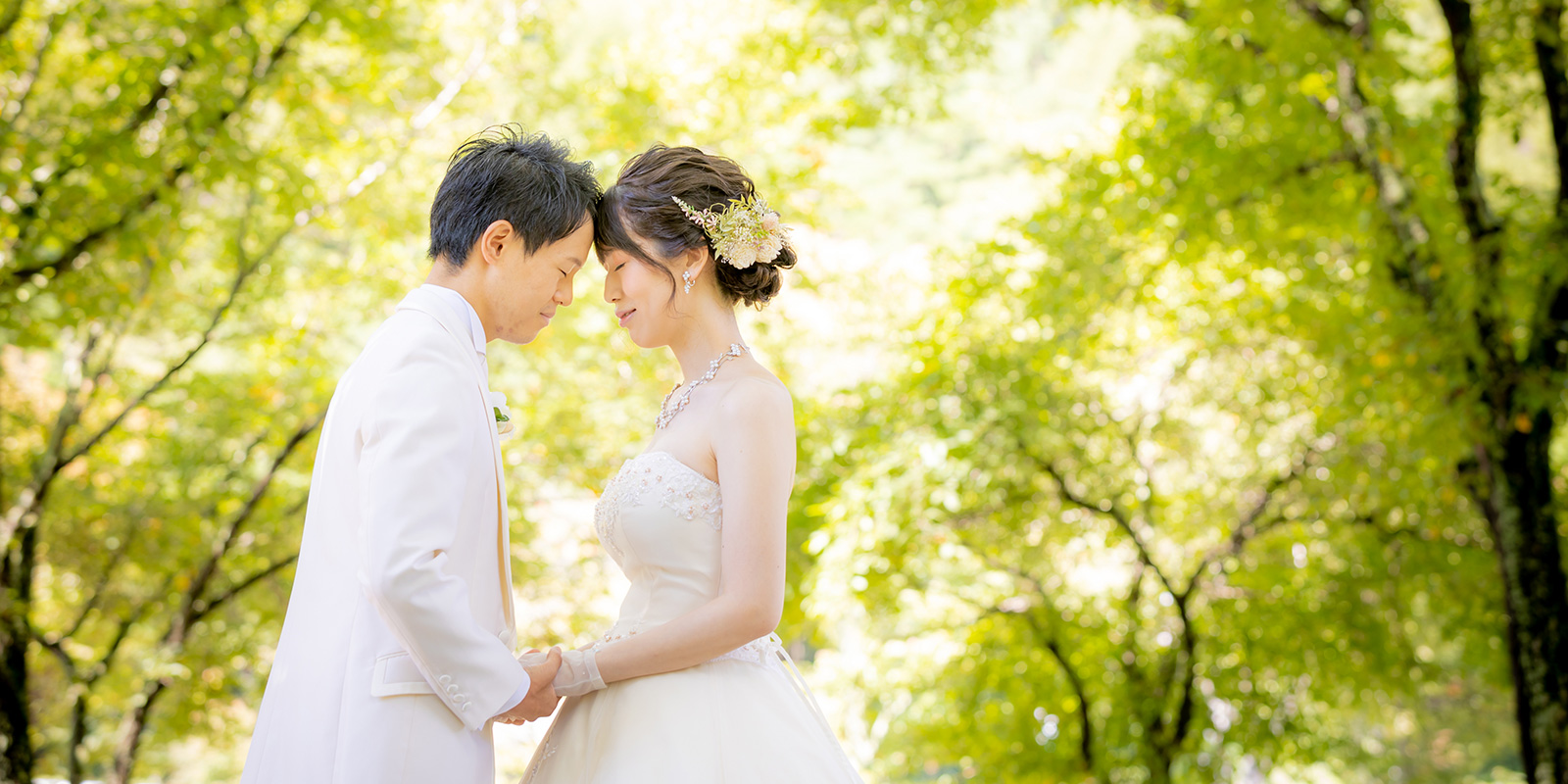 フォトウェディング 新緑