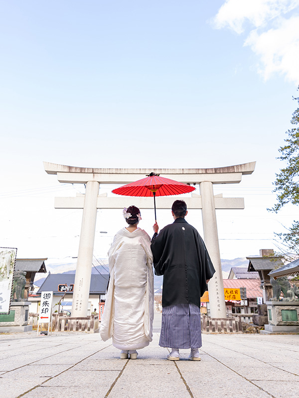 諏訪大社 上社 フォトウェディング