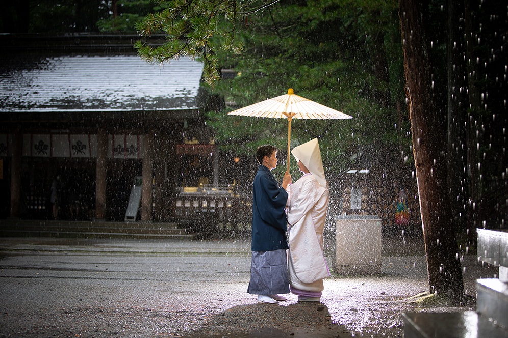 諏訪大社 下社で前撮り