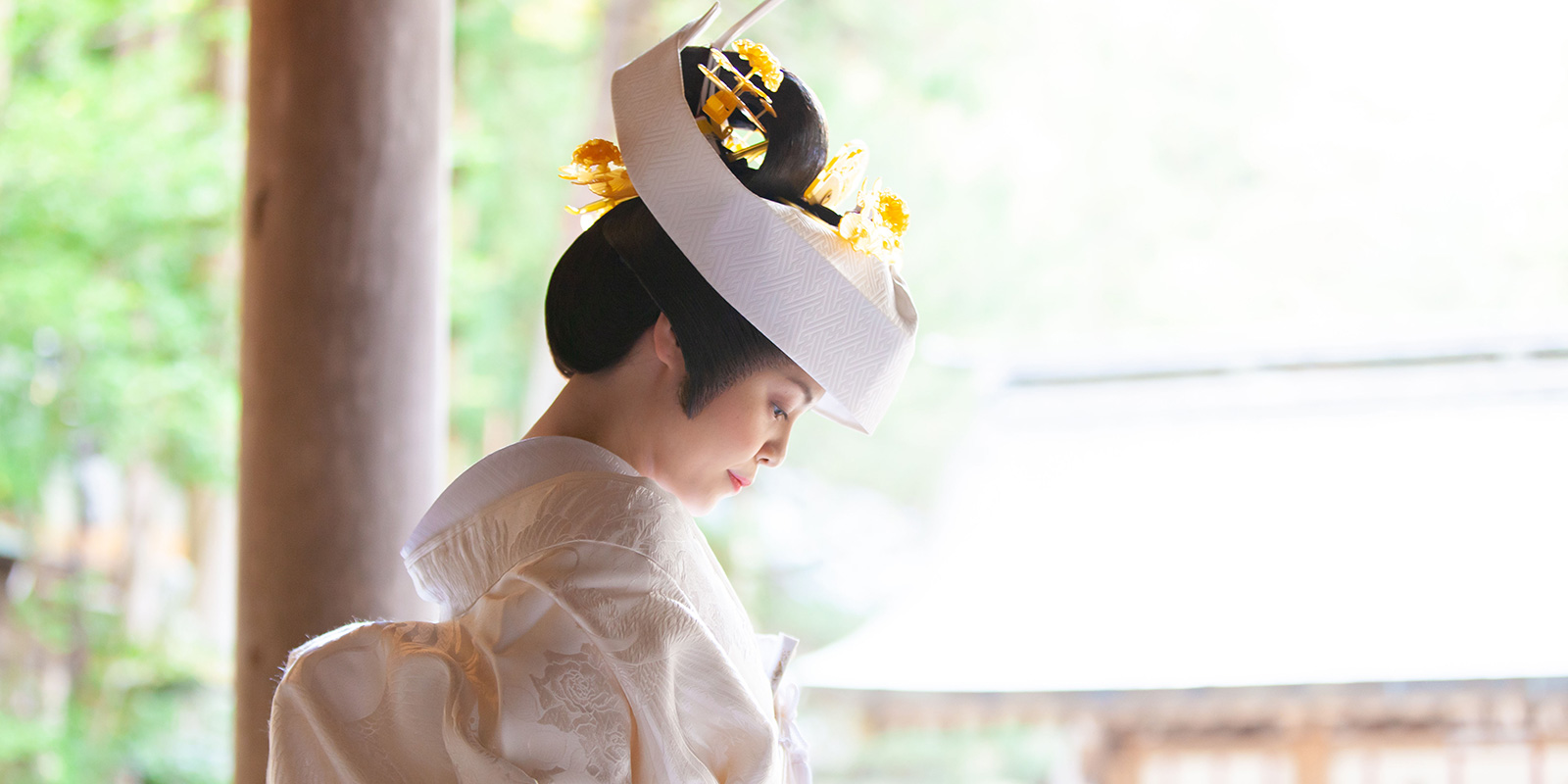 諏訪大社 結婚式 白無垢の花嫁