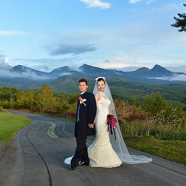 新緑の季節にフォトウェディング