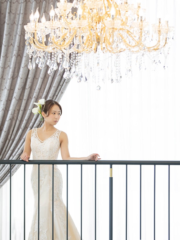 茅野市フォトスタジオ撮影 ドレスで前撮り